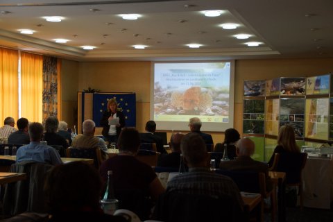 Ingrid Rudolph (MULNV NRW) weist auf die große Bedeutung des Förderinstruments LIFE+ für den Naturschutz in Europa hin.